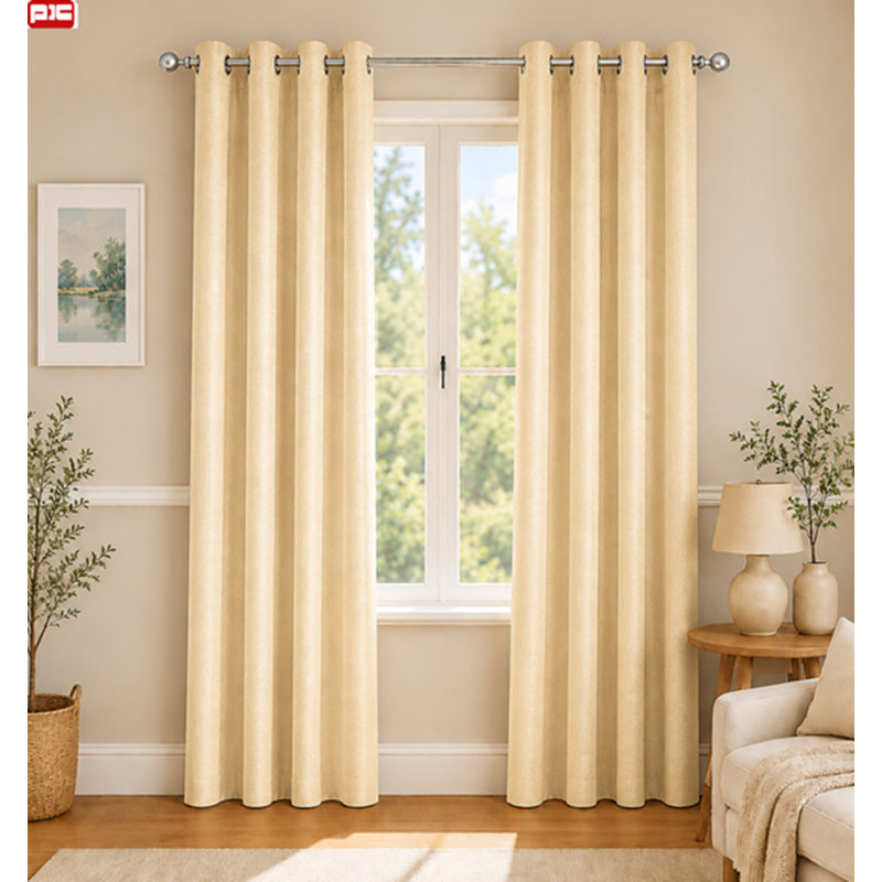 Panneau de rideau simple occultant princess, Gris, L 54 po x L 84 po