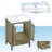 Chirezza 24'' Single Bathroom Vanity with Ceramic Top