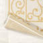 Tapis d'intérieur / extérieur crème / jaune Debbe-1208933811