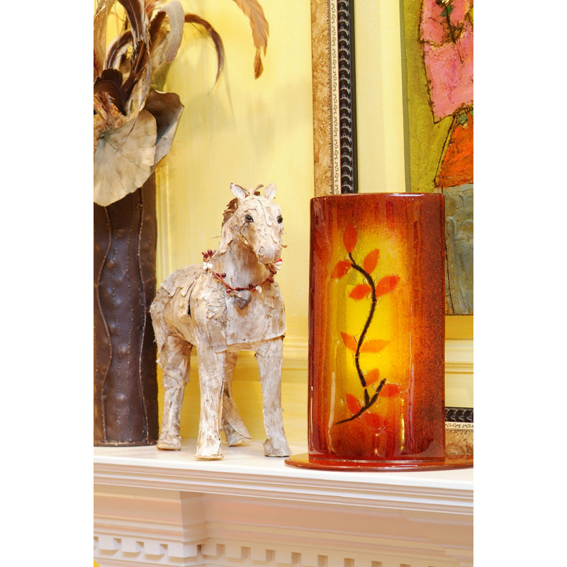 13'' H Glass Tabletop Candlestick