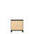 Kaitlyn Metallic Gray Finish Nightstand