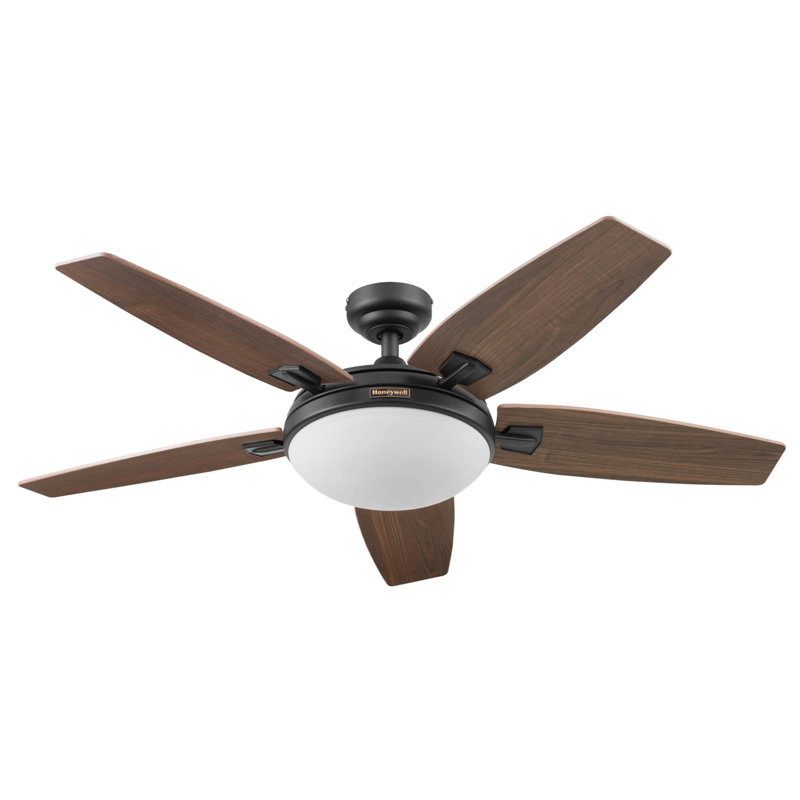 Carmel 48" Bowl Ceiling Fan Light Kit with Remote, Bronze