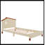 Lit plateforme en bois avec tête de lit en forme de maison-2136135844-2141868151