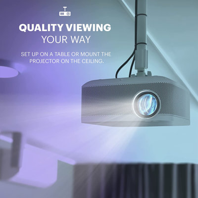 150 Lumens Portable Home Theater Projector -  Kodak, RODPJSH1B1080