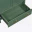 Meuble-lavabo vert 30 po avec lavabo simple, lavabo sous le comptoir, armoire de rangement pour la salle de bain avec 2 portes et un tiroir, fermeture en douceur, rangement multifonctionnel, structure en bois massif
