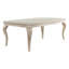 Table de salle à manger moderne 1 pièce avec rallonge séparée Modern Glamourous
