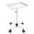 Utility Cart with Wheels Adjustable Height Storage Cart with Tray Rolling craft cart-119117101