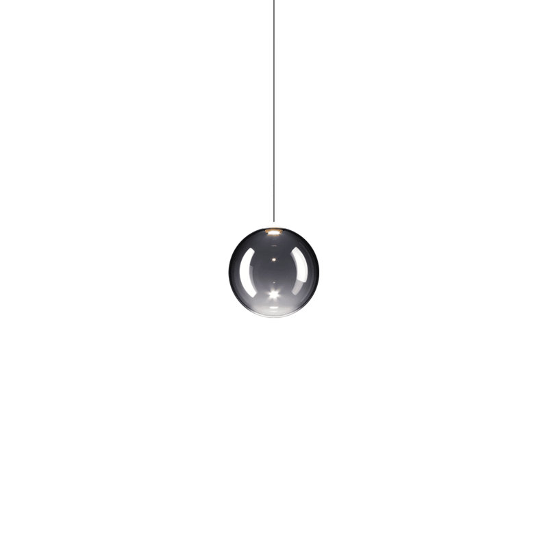 Lodes Solo 10 Suspension Lamp Low-V, Glossy Smoke
