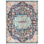 Tapis oriental en polypropylène tissé à la machine noir / bleu sarcelle Felty-815590093
