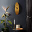 Horloge murale moderne en métal Curve of Time -1340407877-1340407896