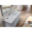 Ensemble de meuble-lavabo de salle de bain simple avec miroir 49 po Hamil-27063435