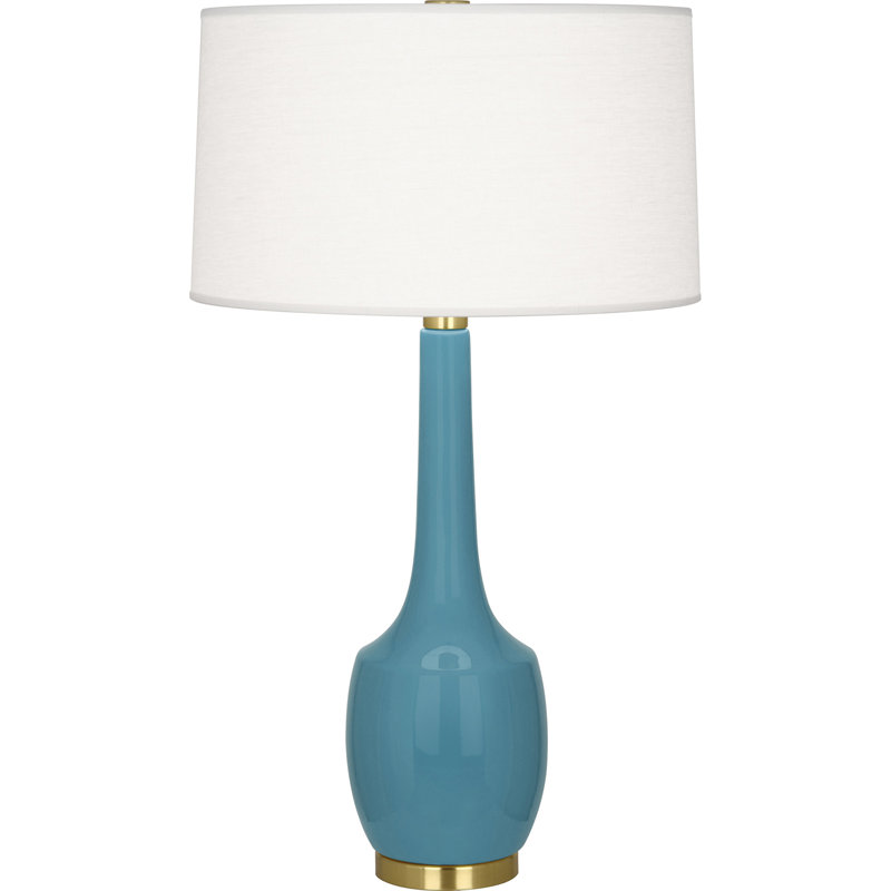 Delilah Table Lamp, Steel Blue
