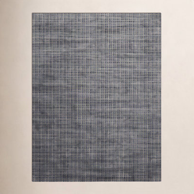 Hannon Gray Hand-Woven Geometric Rug