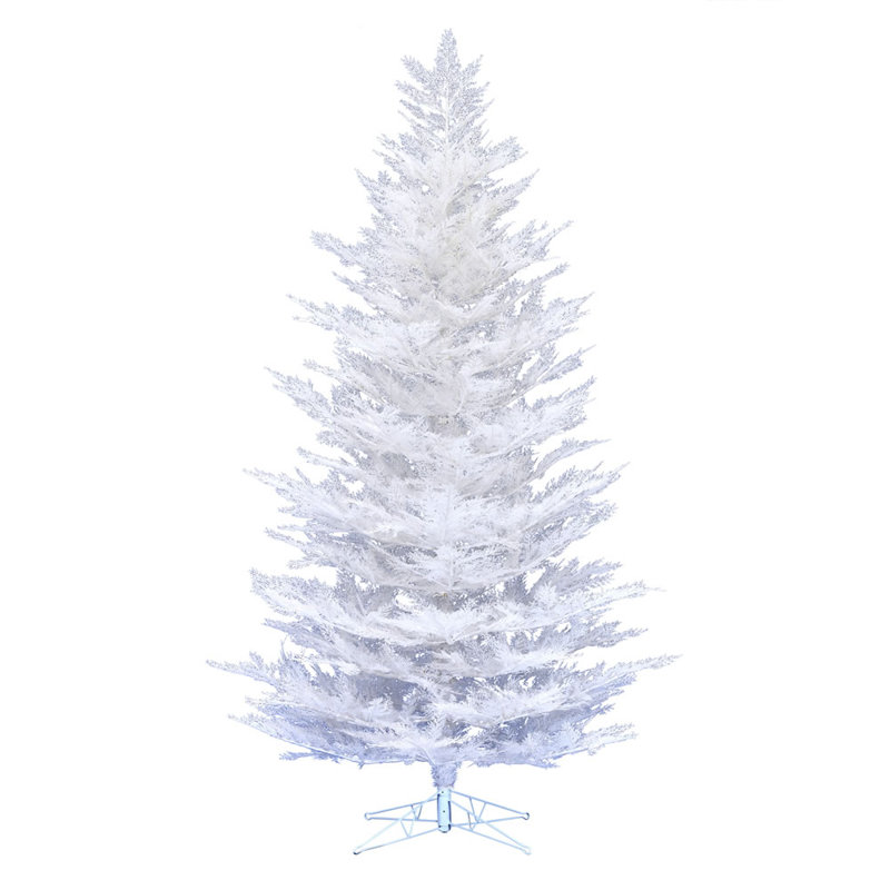 Vickerman Flocked Cedar Pine Artificial Christmas Cedar Christmas Tree with Realistic Needles, 12' H