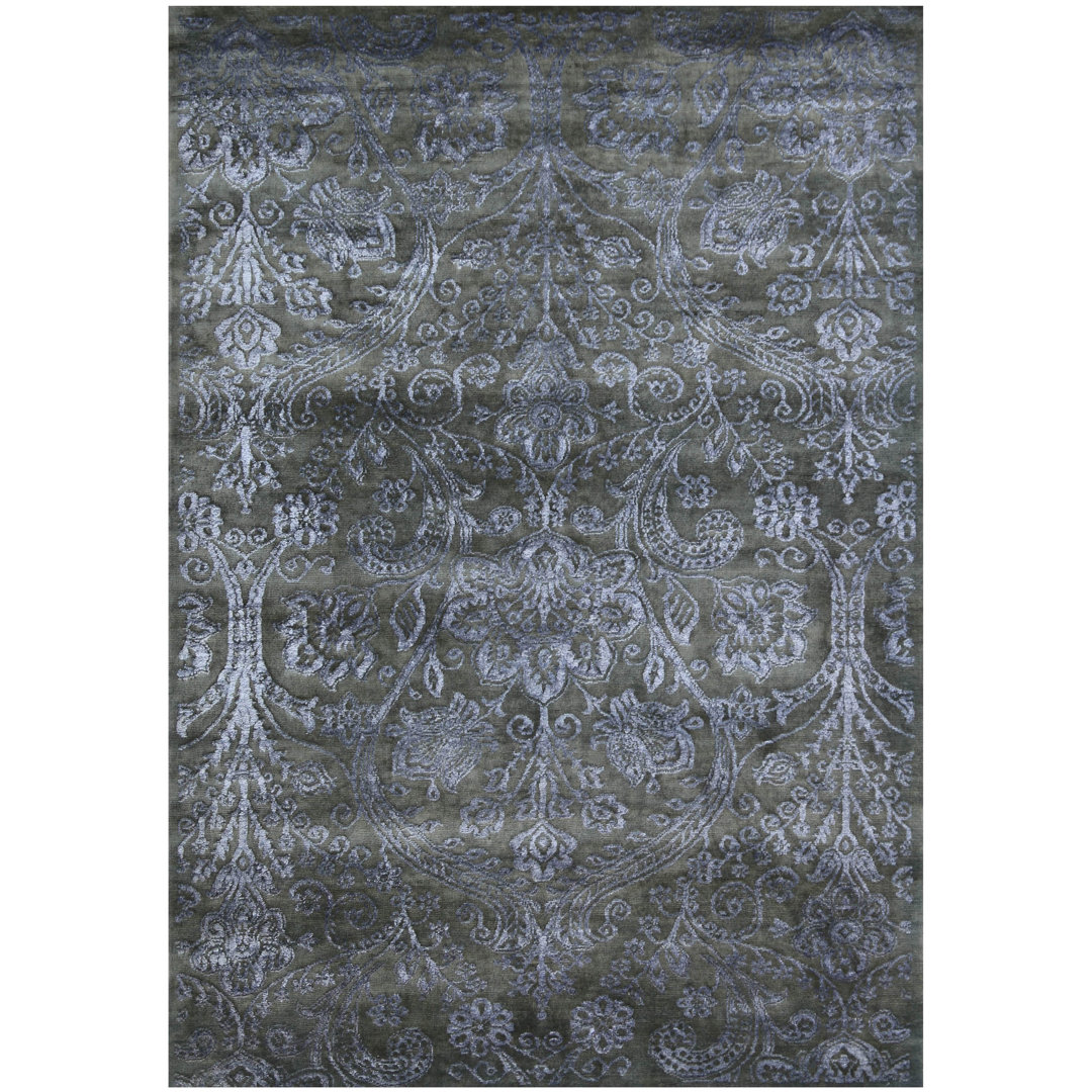 Geometric Hand Knotted 124cm X 178cm Area Rug