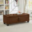 Banc avec repose-pieds 48 po avec rangement, banc pour chambre à coucher, salon, couloir-229199347