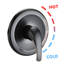 Pomme de douche à pluie 8 po et poche - Anti-rayures-125173539