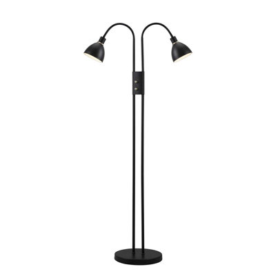 Ray 164cm Black Arched Floor Lamp