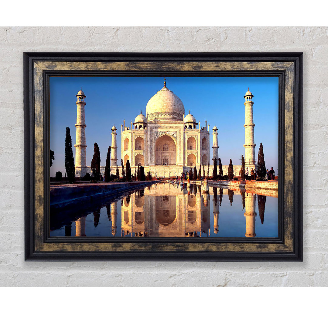 Taj Mahal Agra Indien - Einzelner Bilderrahmen Kunstdrucke