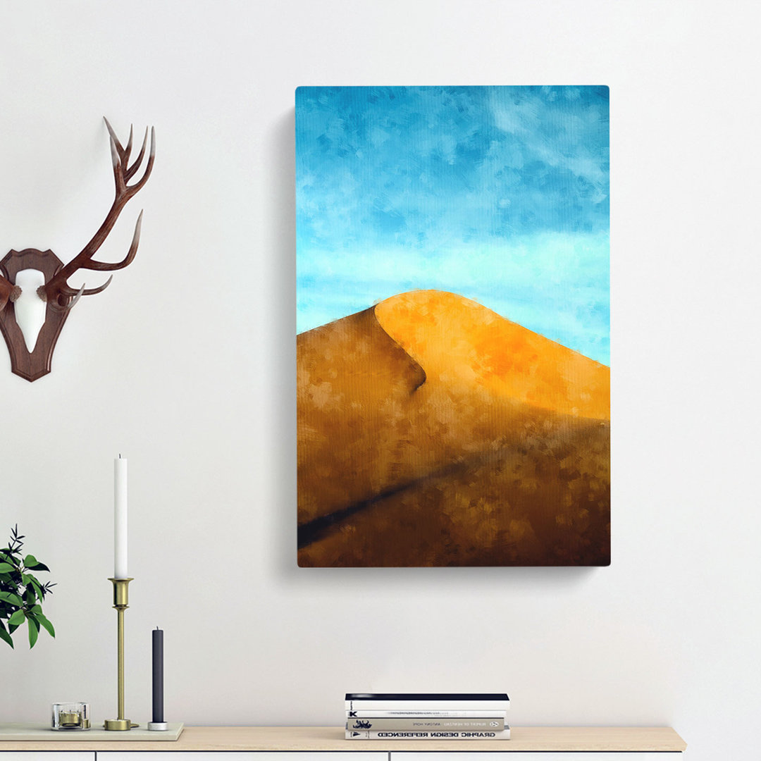Desert Sand Dune In Morocco - Wrapped Canvas