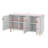 Janneke Modern TV Stand for TVs Multi-Functional Media Console Tv Console Table Modern Tv Stand Adjustable Shelves Storage-1806576181