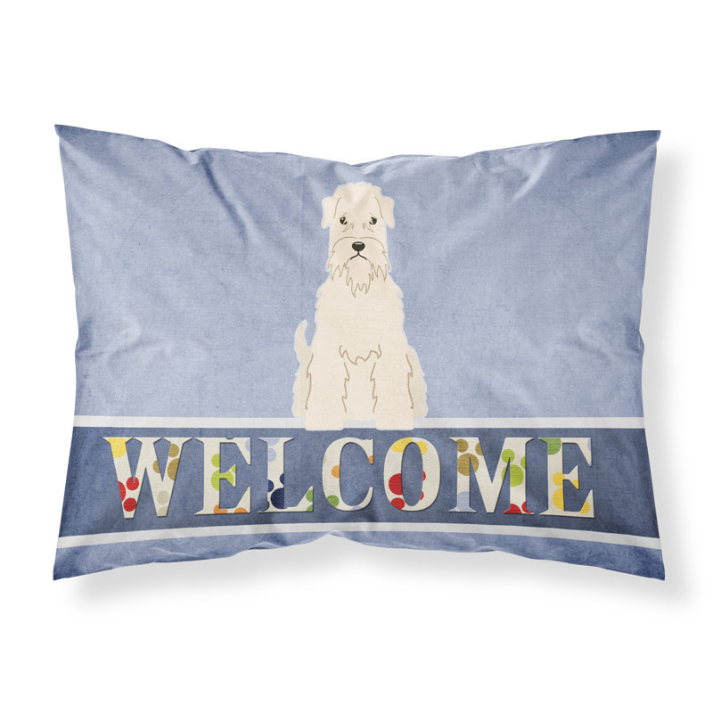 Taie d’oreiller welcome, Terrier irlandais à poil doux
