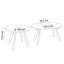 Extendable Round Metal Base Dining Table-1563213557-1563213559