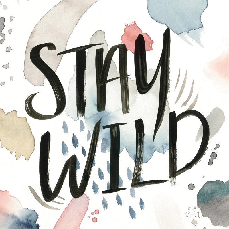 April Showers Inspiration I by Laura Marshall - Wrapped Canvas Print, 30cm H x 30cm W x 3.8cm D