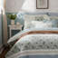 Ensemble de couette 9 pièces en percale de coton Dawn Aqua pour lit queen-1447857363-1449092529