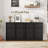 31.5-Inch Sideboard Buffet Cabinet with 2 Drawers and 2 Doors - Storage Buffet Table for Kitchen, Dining Room or Living Room