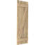 Volets de planche-n-lattes avec barre en Z (par paire) Americraft (2 lattes)-78948319-78948364-78948351
