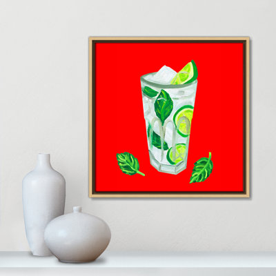 Mojito Extra Mint - Square Version Print by Straker