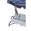 Balancelle double moderne avec coussins (2 pièces) Modern Garden, 66,9 x 66,1 x 43,3 pouces | 100% polyester, 18 mousses en mousse pour plus de confort | Pieds en métal, matelas portatif, parfait pour la détente en plein air-992178055