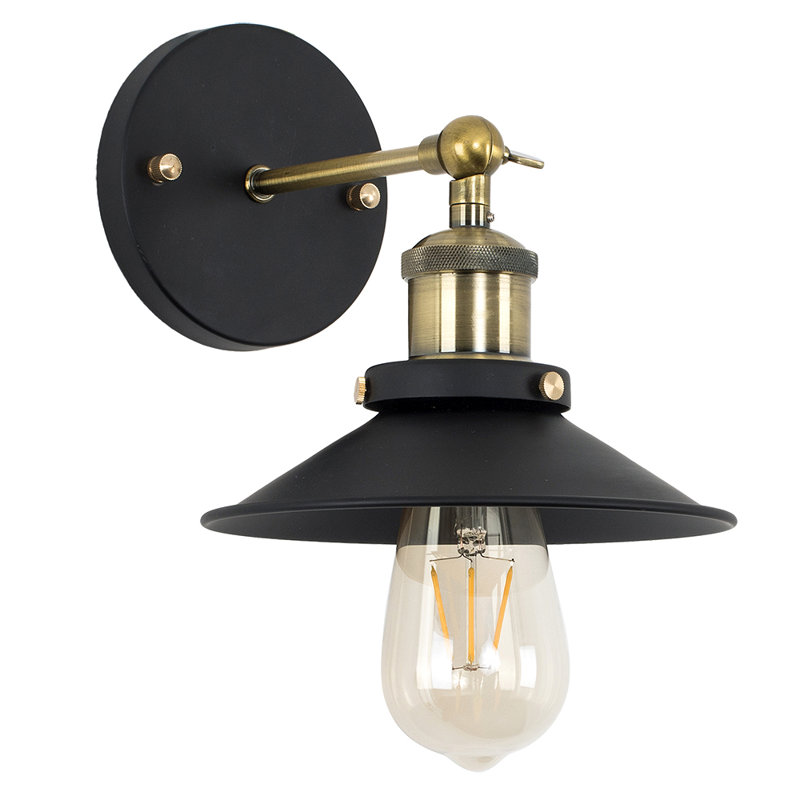 Harris Glass Armed Sconce, Included