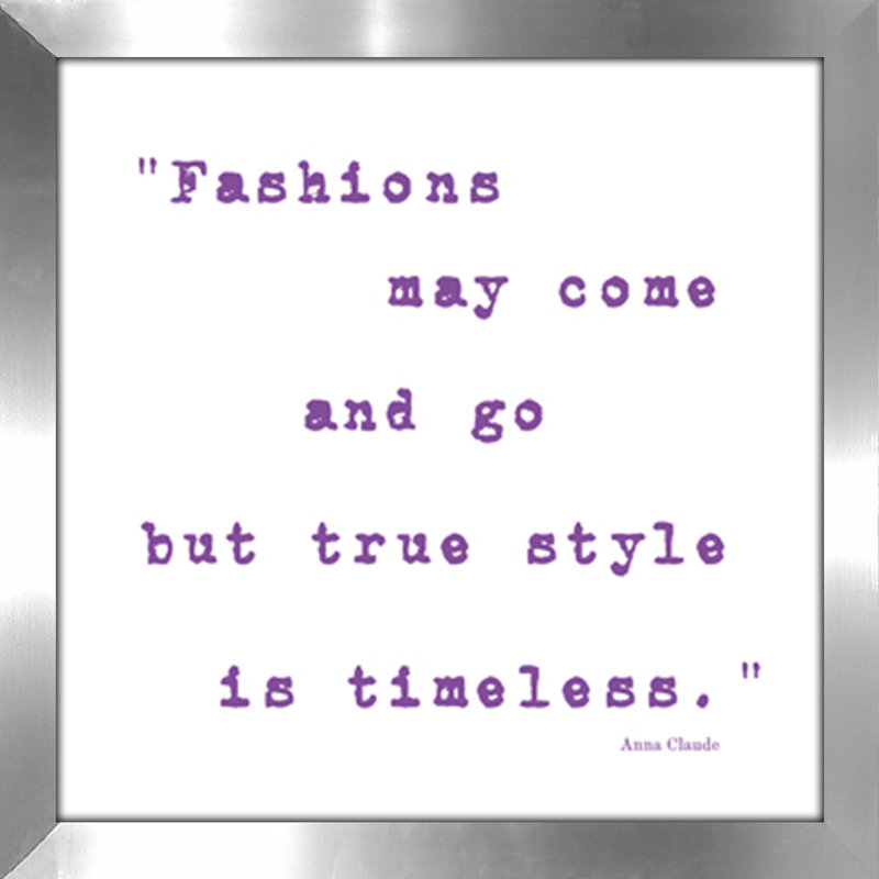 « true style », art textuel encadré