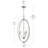 Jheni Three-Light Brushed Nickel Foyer Pendant-127419985