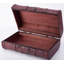 Porte-bagages en bois de style pirate