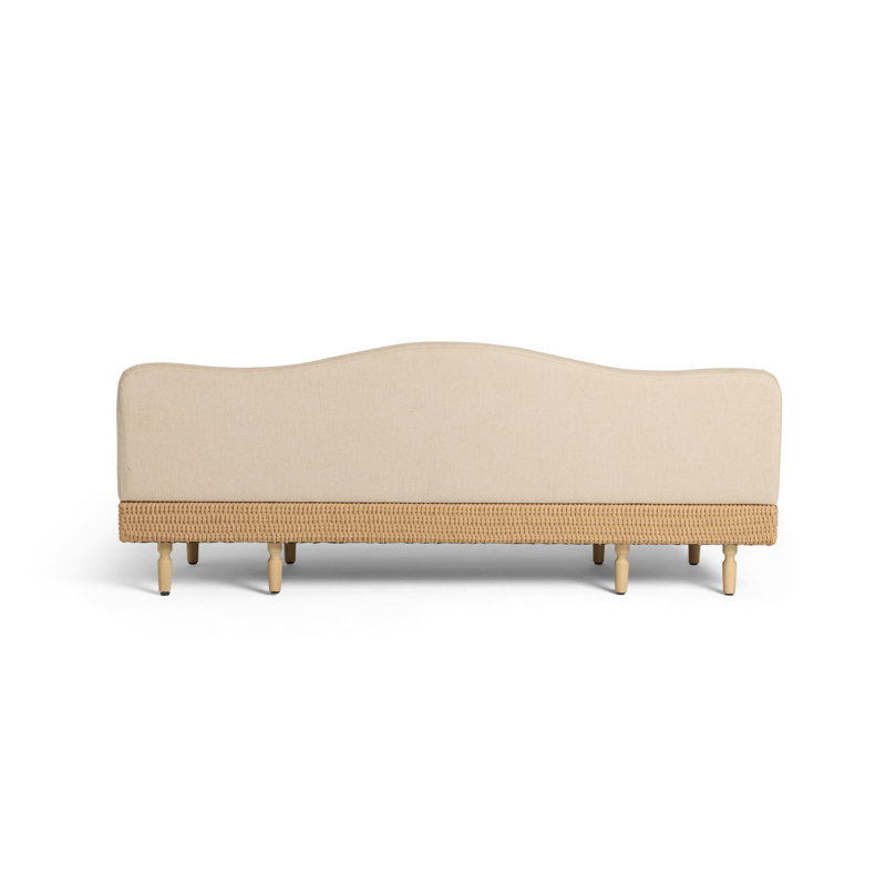 Iris Woven Linen Bench