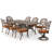 Ashauntae 8 - Person Patio Dining Set with Rectangular Table , Cushions Included