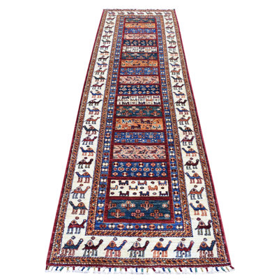 Fabriciana One-of-a-Kind 2'8" X 10' Runner Wool Area Rug in Brown