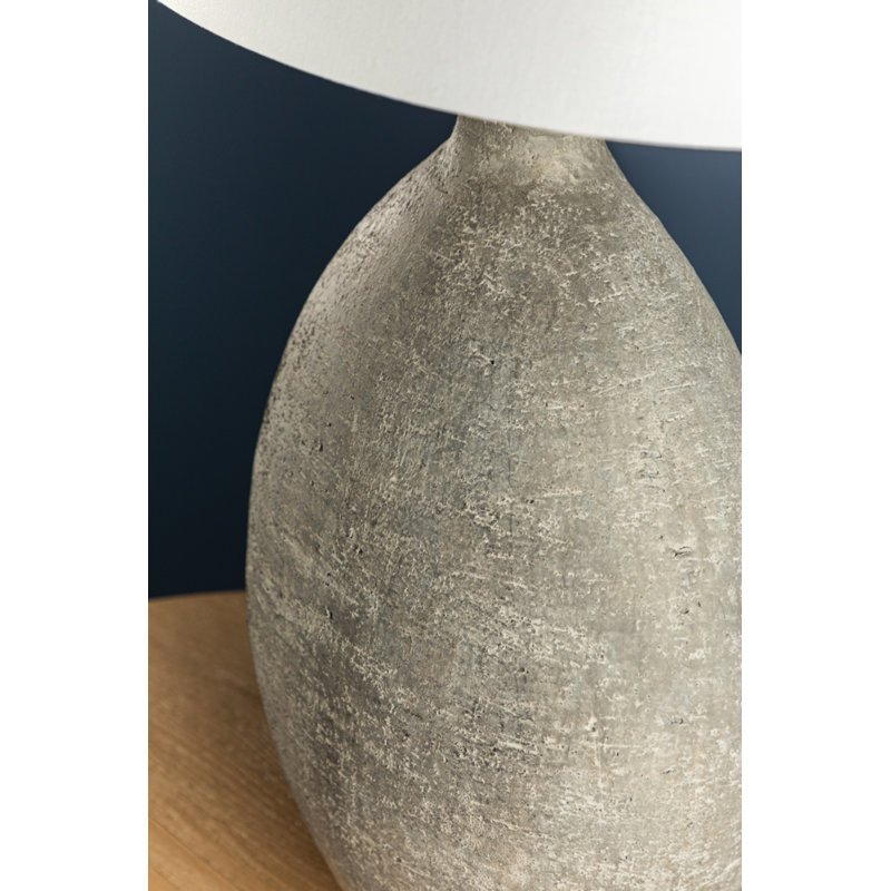 Lampe de table 28,5 po Mellina, Gris
