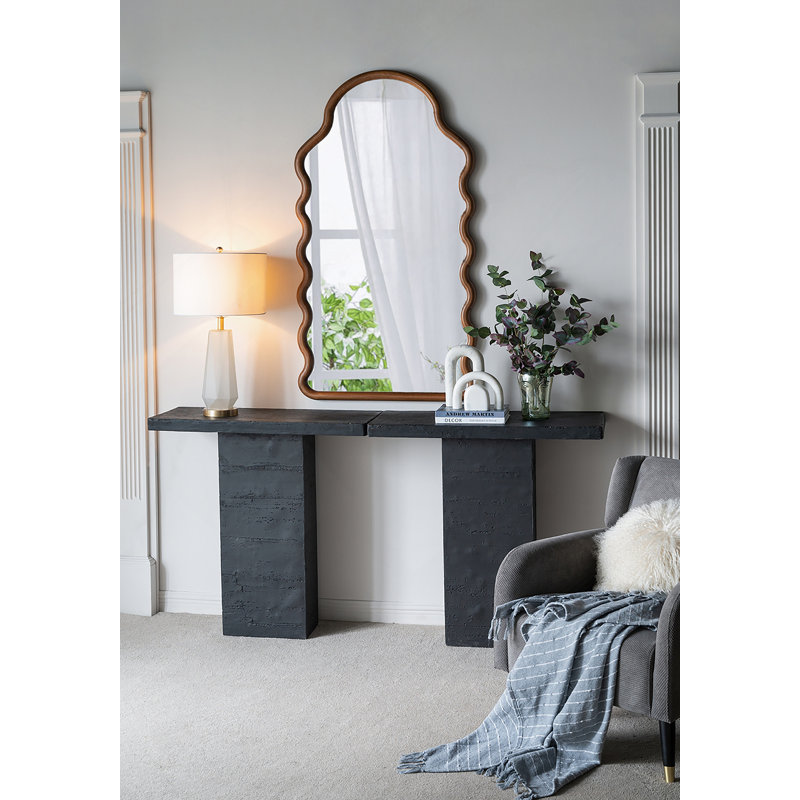 Mario Stone Top Single Coffee Table, Black