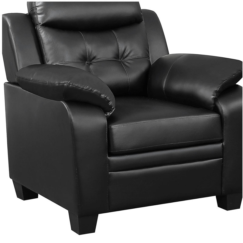 Fauteuil d'appoint rembourré et rembourré Winchell