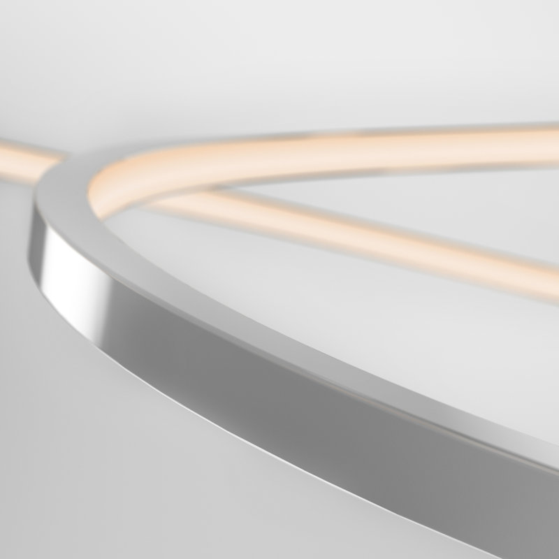 Satsuki 1 - Light LED Unique/Statement Pendant, Chrome