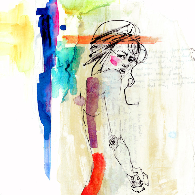 Ballwin Holly Sharpe Rainbow - impression sur toile tendue, H 12 po x l 12 po, Toile tendue, Non