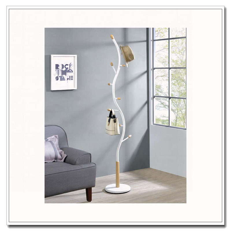 Portemanteau en métal, Blanc