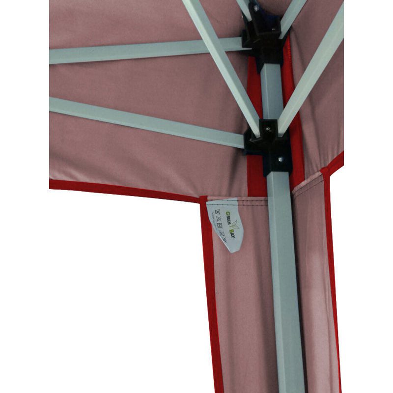 Adeen 3m x 3m Metal Pop-Up Gazebo, Red