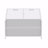 32" White Accent Cabinet | Modern Storage & Metal Doors | Gift Idea-259517327