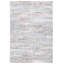 Tapis abstrait gris clair / rouille-1301002401