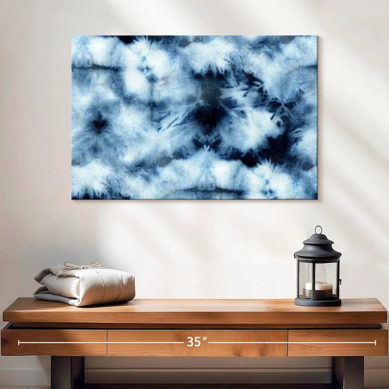 Avery Shibori Dye Colorful Abstract, 16" H x 24" W